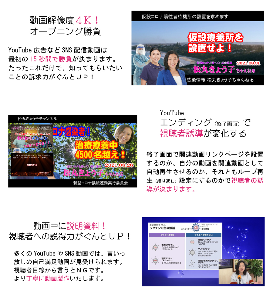 美しい選挙広報動画はマハロニィにお任せ下さい。